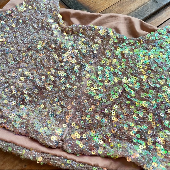 Forever 21+ Sequin Crop Tank - Picture 3 of 6